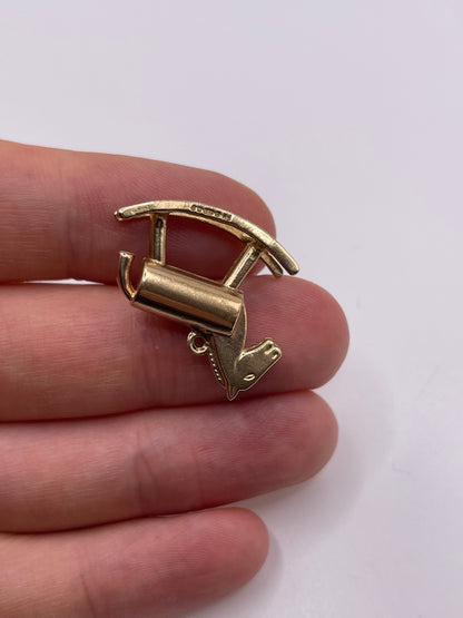 9ct gold rocking horse charm