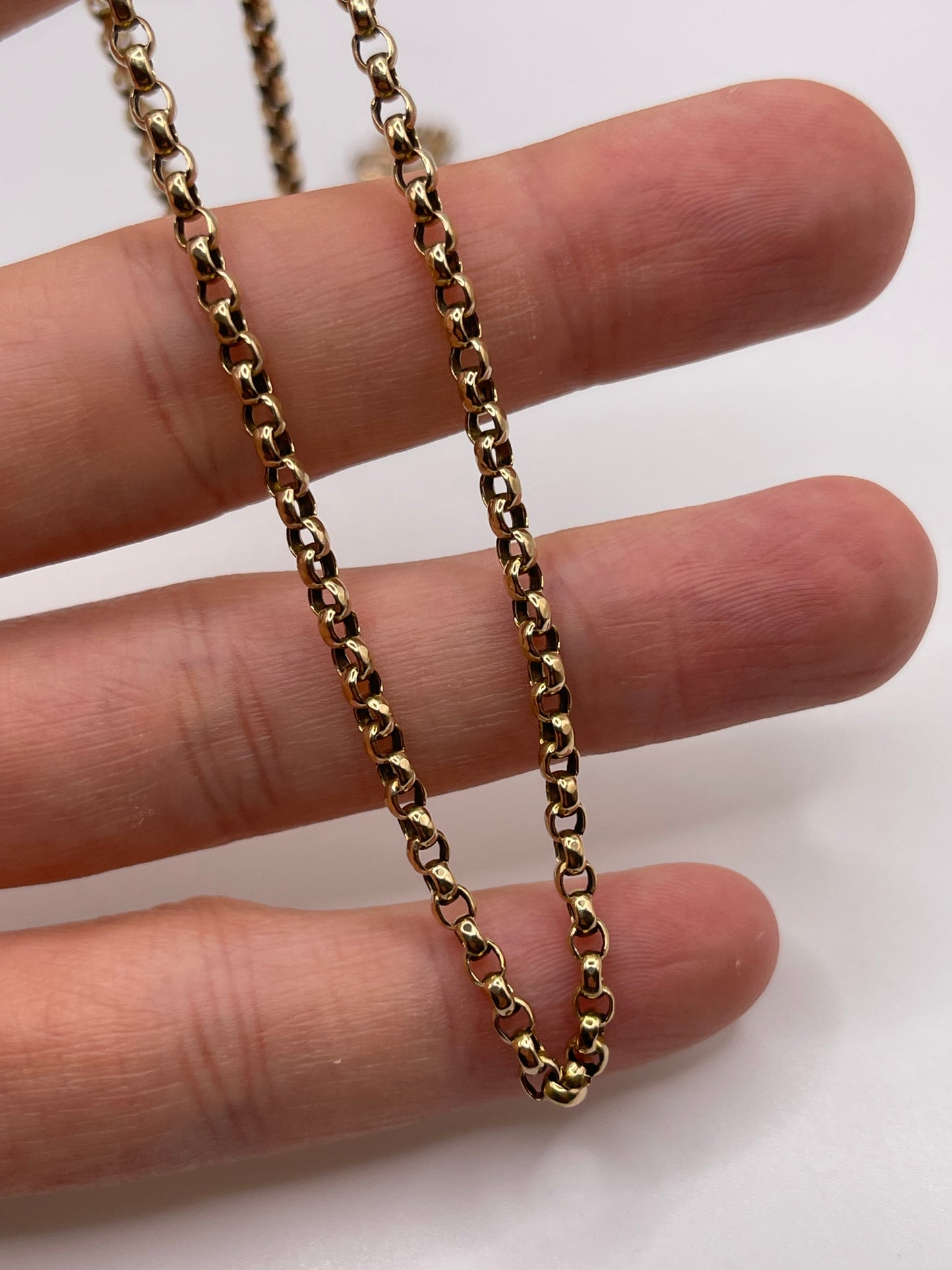 9ct rose gold chain 352