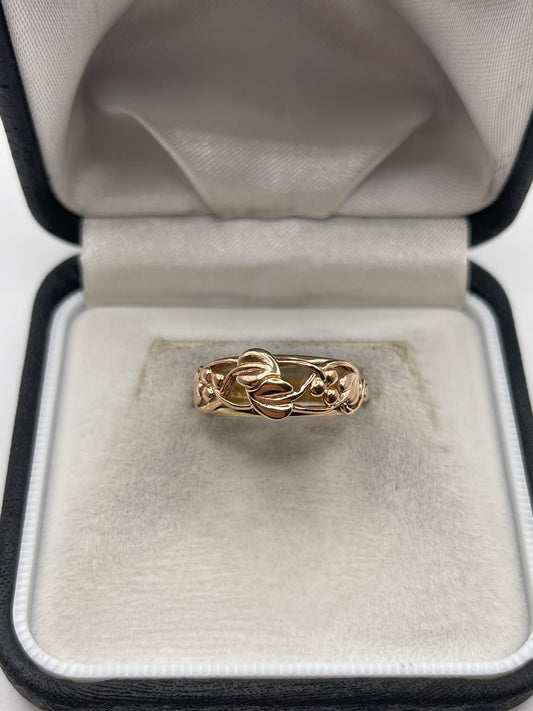Clogau 9ct two tone gold ring