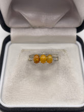 Load image into Gallery viewer, 9ct gold opal and diamond ring
