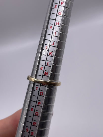 9ct gold diamond wishbone ring