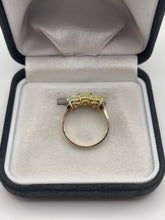 Load image into Gallery viewer, 9ct gold opal and diamond ring
