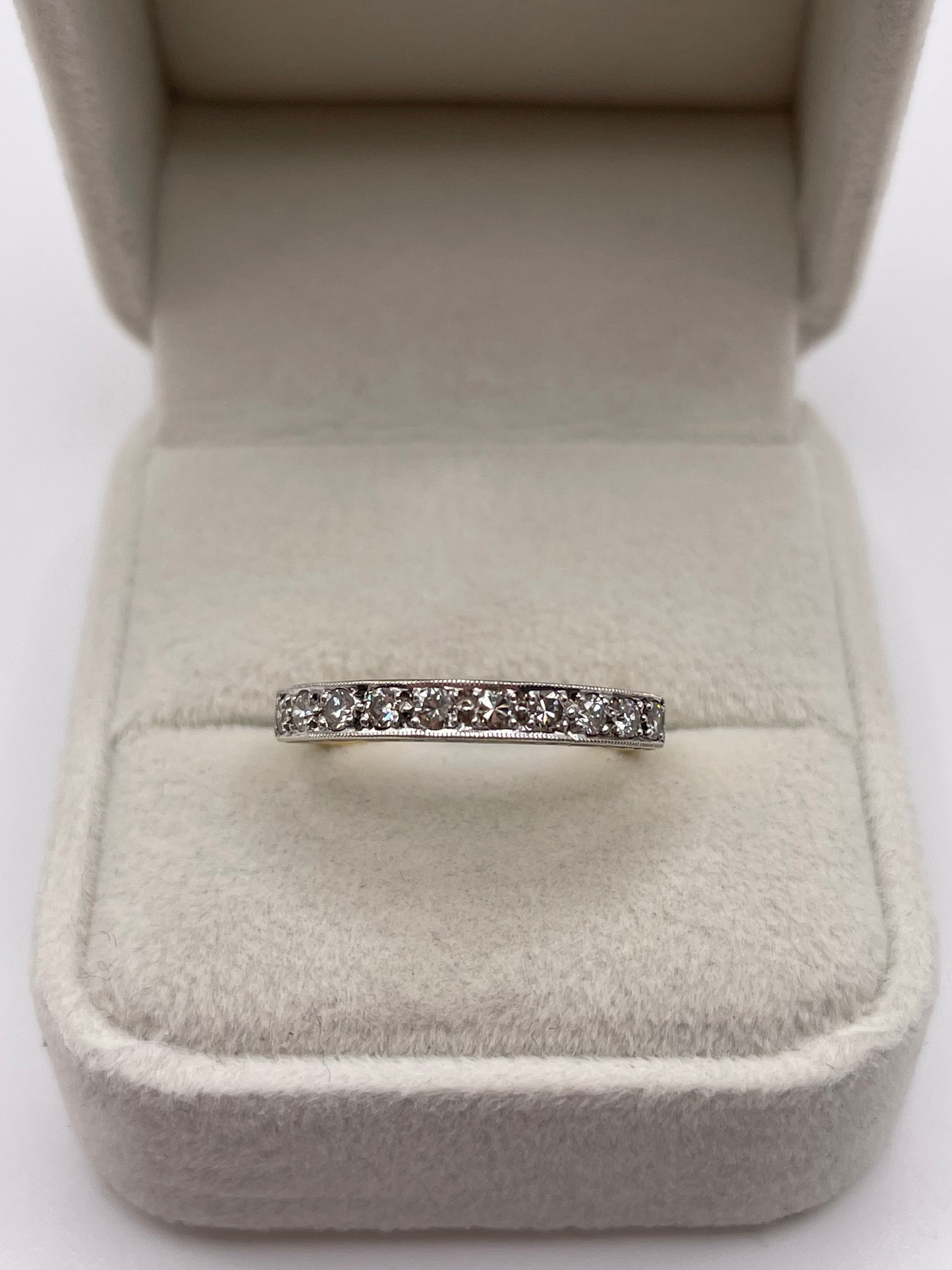 18ct gold platinum diamond ring