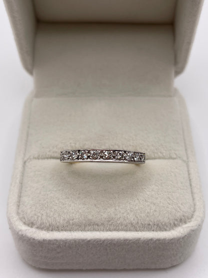 18ct gold platinum diamond ring
