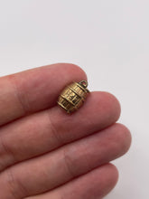 Load image into Gallery viewer, 9ct gold barrel charm

