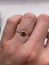 Load image into Gallery viewer, 18ct gold ruby and diamond ring
