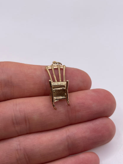 9ct gold chair charm