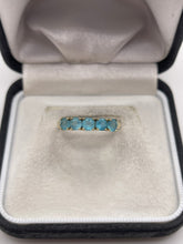 Load image into Gallery viewer, 9ct gold apatite ring
