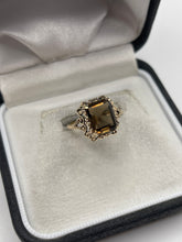 Load image into Gallery viewer, 9ct gold Smokey quartz ring
