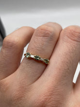 Load image into Gallery viewer, 9ct gold quartz and zircon ring
