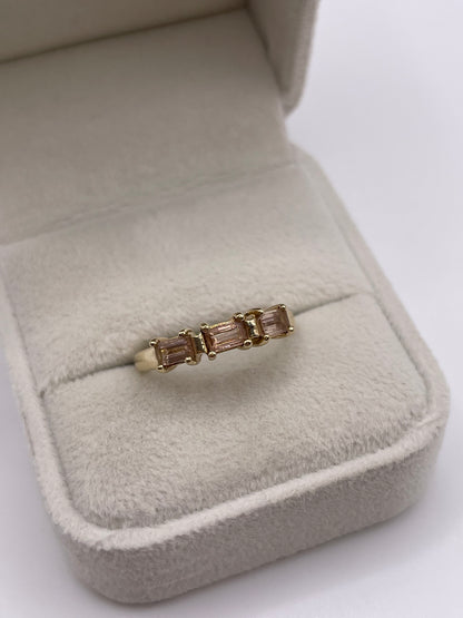 9ct gold tourmaline ring