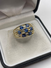 Load image into Gallery viewer, 9ct gold sapphire ring
