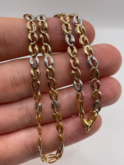 9ct tri gold chain 184