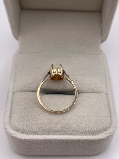 9ct gold opal ring