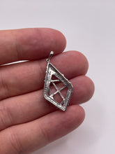 Load image into Gallery viewer, 9ct white gold diamond pendant
