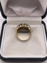 Load image into Gallery viewer, 14ct gold sapphire and diamond ring
