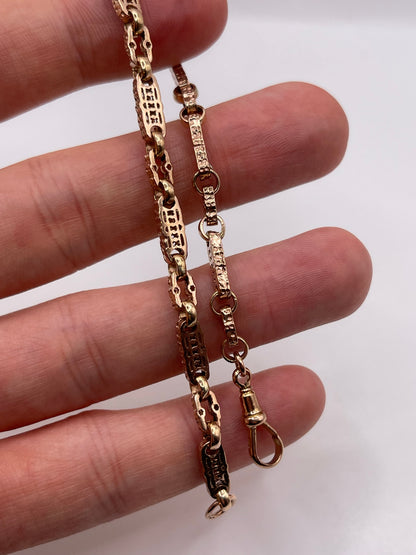 9ct rose gold bracelet