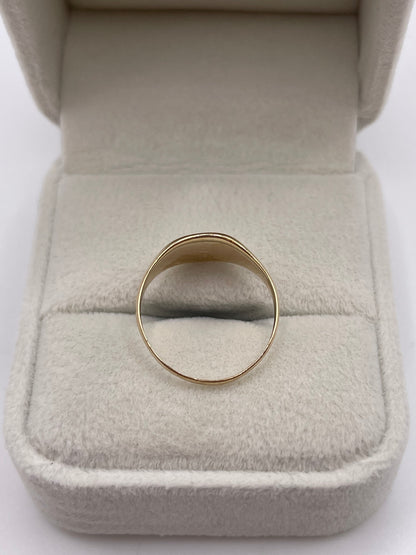 9ct gold signet ring