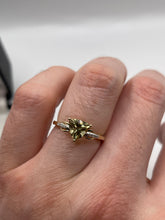 Load image into Gallery viewer, 9ct gold quartz and diamond ring
