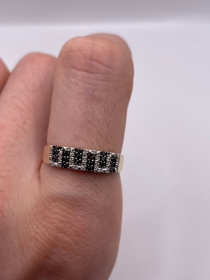 9ct gold diamond cluster ring