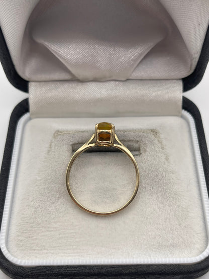 9ct gold opal ring