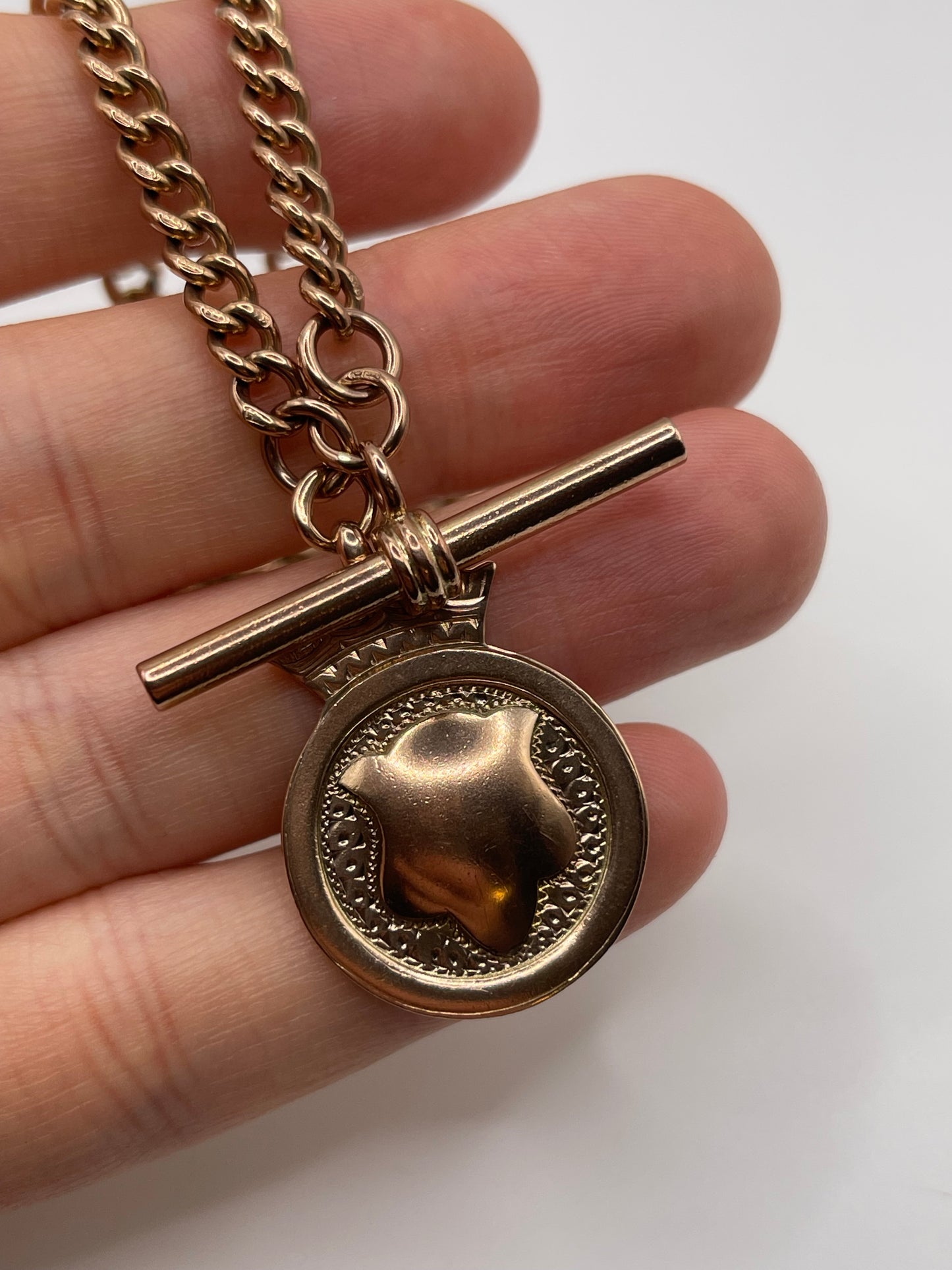 9ct rose gold chain 495