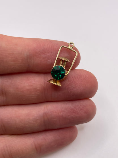 9ct gold lantern charm