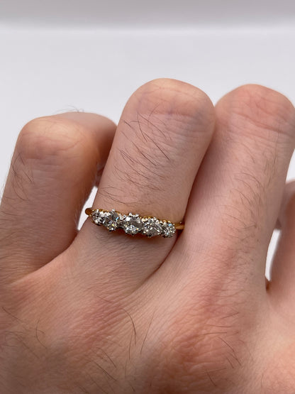 18ct gold diamond ring