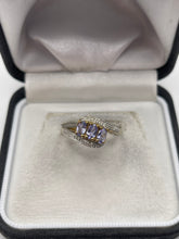 Load image into Gallery viewer, 9ct gold tanzanite and diamond ring
