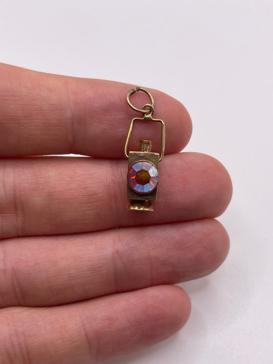 9ct gold lantern charm