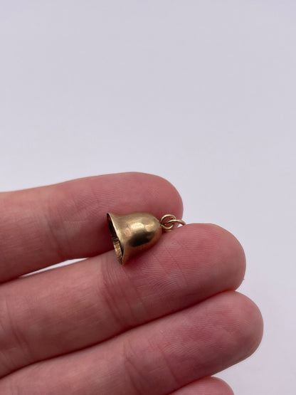 9ct gold bell charm