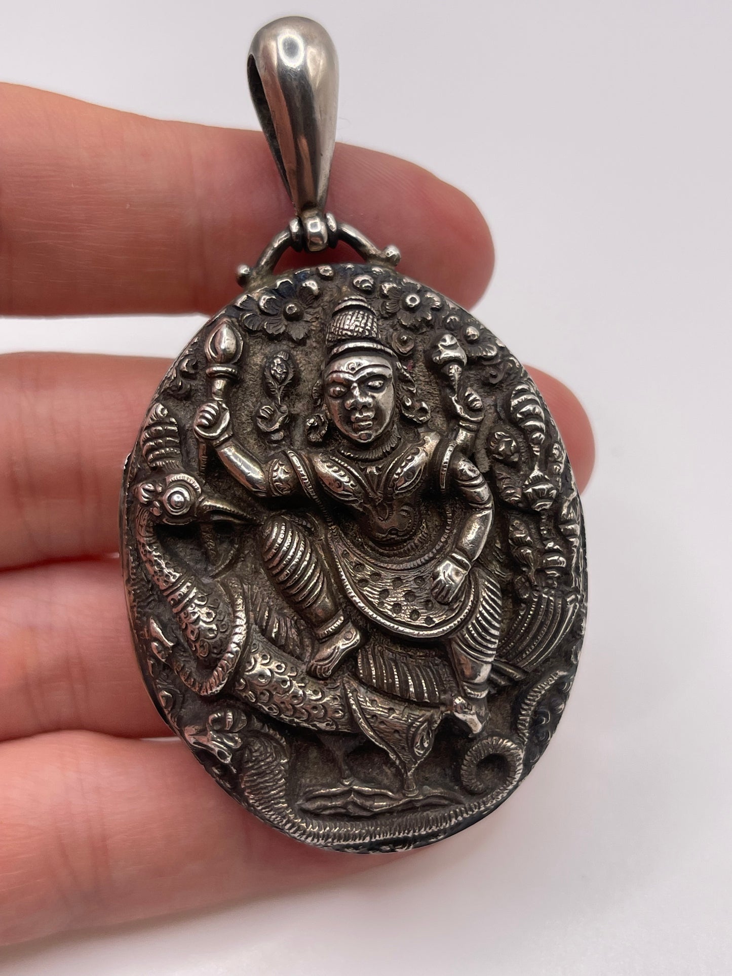 Antique 19th century silver locket