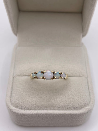 9ct gold opal ring