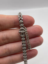Load image into Gallery viewer, 9ct white gold diamond bracelet
