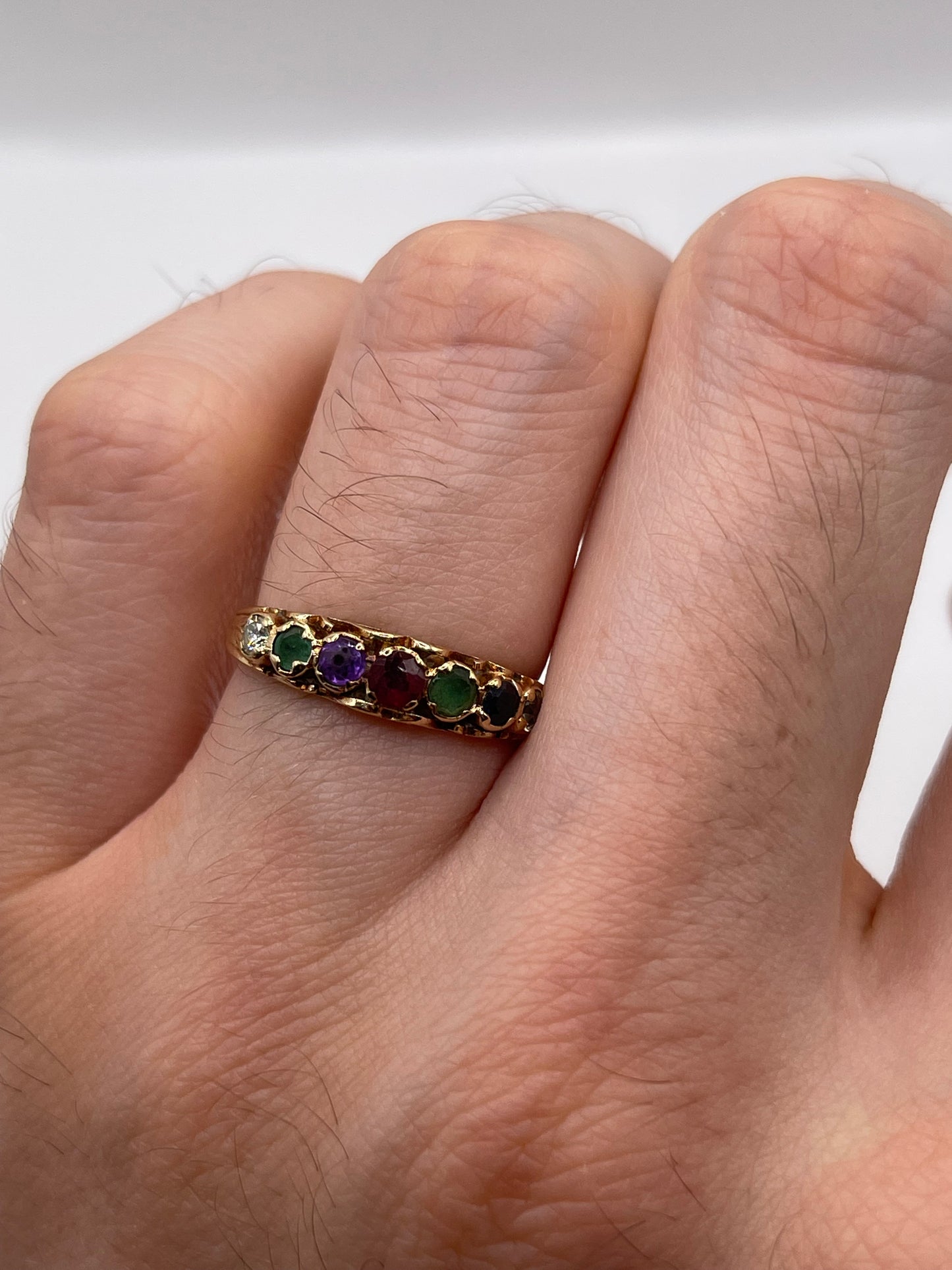 9ct gokd dearest ring