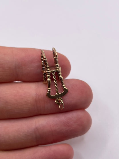 9ct gold rocking chair charm