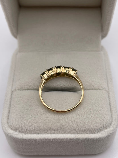 9ct gold quartz ring