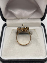 Load image into Gallery viewer, 9ct gold sapphire and diamond ring
