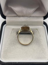 Load image into Gallery viewer, 9ct gold tanzanite cluster ring
