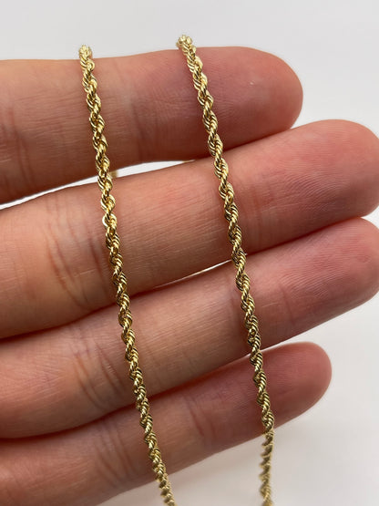 9ct gold chain 256