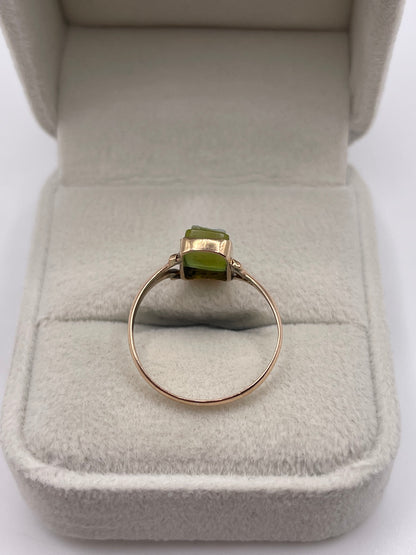 Antique 9ct rose gold cameo ring