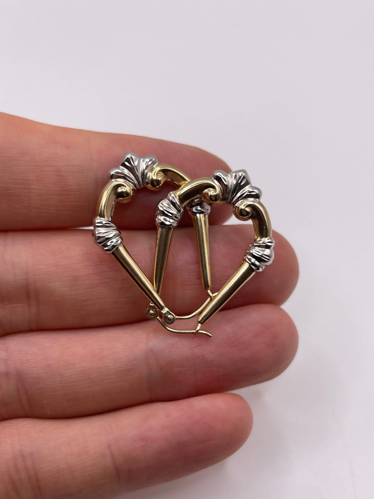 9ct gold Creole earrings