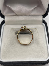Load image into Gallery viewer, 9ct gold quartz and diamond ring
