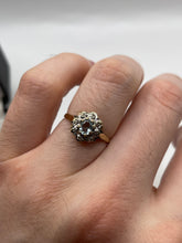 Load image into Gallery viewer, 9ct gold topaz and diamond ring
