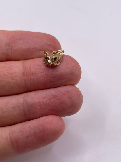 9ct gold fox charm