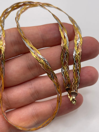 9ct tri gold chain 149
