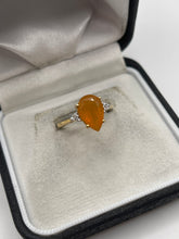 Load image into Gallery viewer, 9ct gold opal and zircon ring
