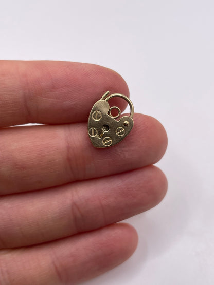 9ct gold padlock 4