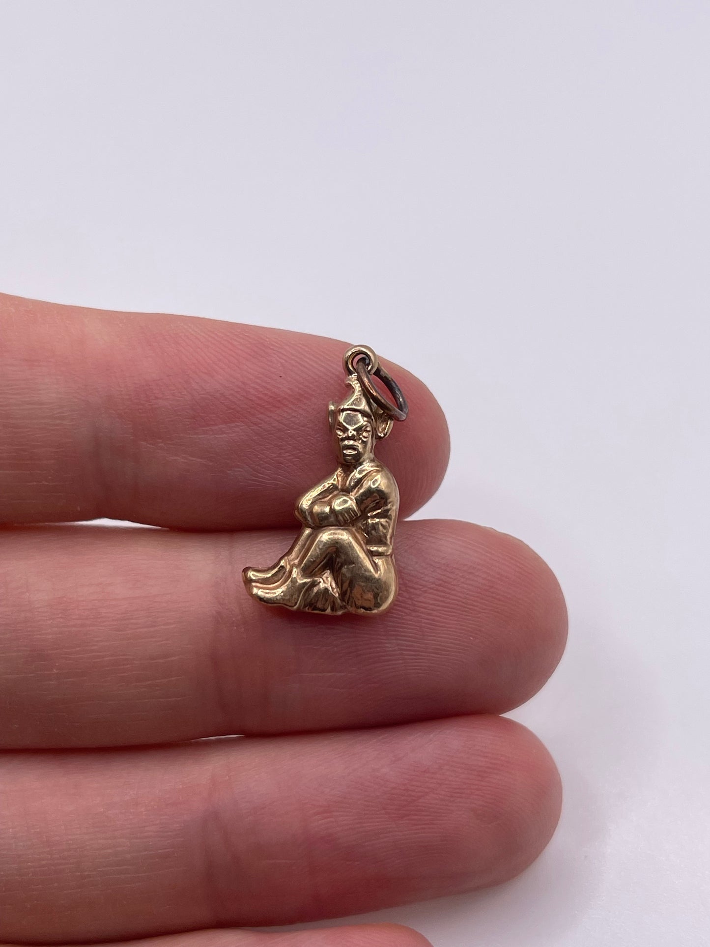 9ct gold pixie charm