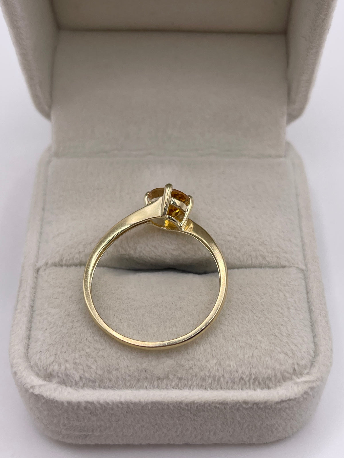 9ct gold citrine ring
